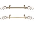 thumbnail image 2 of Araceli Double Curtain Rod 3/4 inch dia. 120-170" - Black, 2 of 2