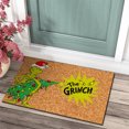 thumbnail image 1 of Christmas Grinch Rugs & Doormats Christmas Door Mat Outdoor Welcome Mat For Front Door, Entryway Christmas Carpet, 23.7X 15.9 Inch Funny Door Mats , Anti-Slip Rug Decorations For Home, 1 of 4