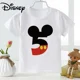 thumbnail image 3 of Nueva camiseta de algodón de manga corta para niños y niñas de Mickey Mouse, para cumpleaños, ropa de fiesta para niños de 1, 2, 3, 4, 5, 6, 7, 8 y 9 años, 3 of 5