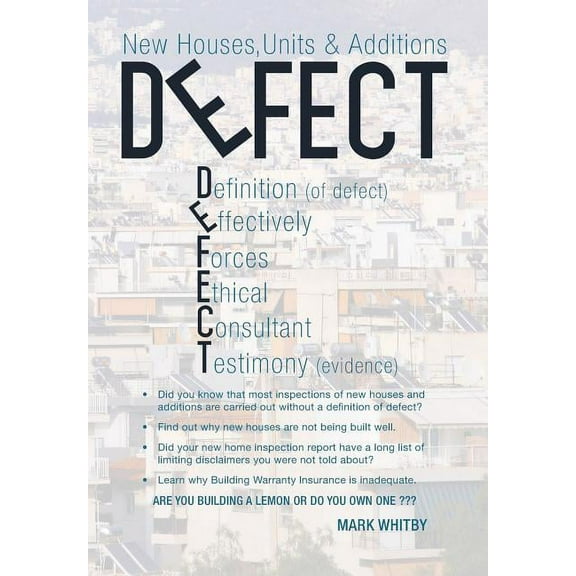 Defect : New Houses, Units & Additions (Hardcover)