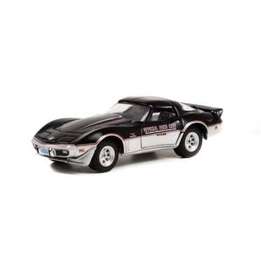1978 Chevy Corvette , Black - Greenlight 30347/48 - 1/64 Scale Diecast Model Car