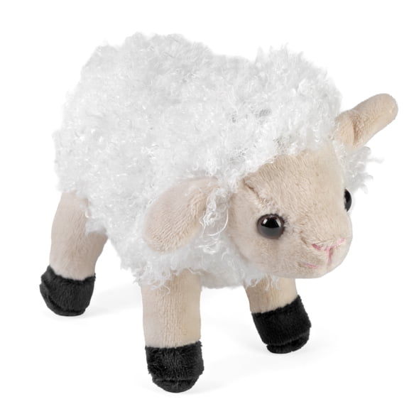 Wild Republic Pocketkins Eco Sheep, Stuffed Animal, 5 Inches, Plush Toy, Made from Recycled Materials, Eco Friendly