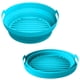 thumbnail image 1 of Fiudx Olla para Freidora Plegable, Diseño Compacto, Silicona Ecológica, Apta para Lavavajillas, Mantiene Los Alimentos Frescos, Hasta 232 °C, Compatible con Freidoras de 21,5 X 21,5 X 3,6 Cm., 1 of 2
