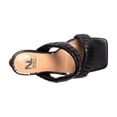 thumbnail image 4 of Ninety Union Ash Pleaded Straps Donut Heel Slide, Black, 10, 4 of 6
