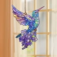 thumbnail image 7 of Kumdkd Colorful Hummingbird Sun Catcher - 8 Inch Rainbow Window Pendant for Garden, Patio Decor, Boho Home Accessories & Mother's Day Gifts (Handmade Floral Design), 7 of 7