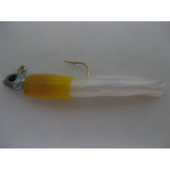 Canyon 10371 Mini Jig, 1 1/2", 1/32 oz, Yellow/White, 3/Pack