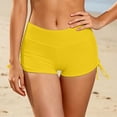 thumbnail image 2 of Plus Size Swim Shorts for Women Side Tied Swimsuit Bottoms Bathing Suit for Women Summer Tops Clothes Outfits 2026 Fashion Yellow S, 2 of 5