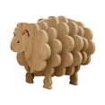 thumbnail image 2 of Baoblaze Sheep Shaped Wood Coasters Art Drink Coasters Set for Party Tabletop Wedding, 2 of 7