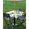 thumbnail image 4 of Boanket Outdoor Tablecloth with Umbrella Hole for Patio/Picnic/Party/Camping, Blue Green Spring Floral Waterproof Table Cloth Square Cover Washable, Farmhouse Summer Botanical (54"x 54"), 4 of 7