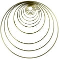 thumbnail image 2 of Zelikovitz Metal Dreamcatcher Hoop - Brass Plated 27", 2 of 5