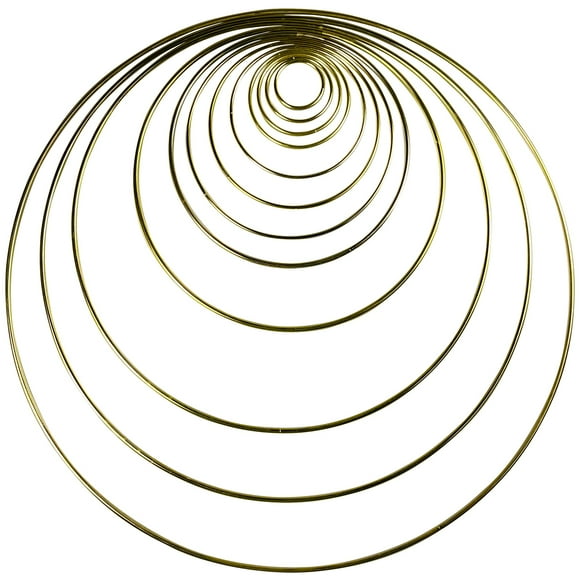 Zelikovitz Metal Hoop Brass Plated - 2"