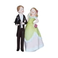 thumbnail image 1 of Wedding Cake Topper Sandtable Cake Realistic Couple Statue for Wedding Dress, 1 of 8