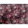 thumbnail image 4 of oneOone Cotton Cambric Pink Fabric Insect|Leaves & Lotus Floral Dress Material Fabric Print Fabric By The Yard 56 Inch Wide, 4 of 4