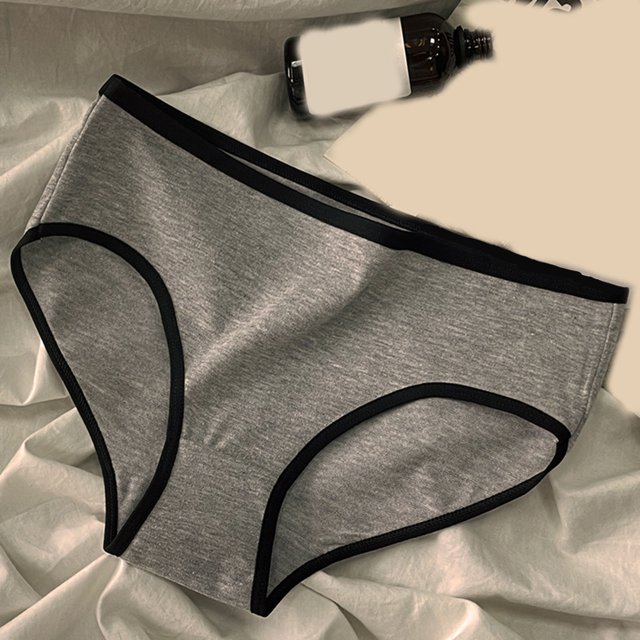Puntoco Bragas para mujer, de cintura alta, a la moda, de color liso, con encaje, transpirables, sin dejar huellas, para niñas