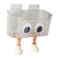 thumbnail image 2 of Luzkey Shower Storage Basket Home Decor Strong Waterproof Lightweight Rack Organizer Bin Smooth Wall Shelf for Bathroom Kitchen Dorm Large with Eyes Legs, 2 of 8
