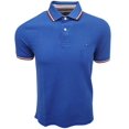 thumbnail image 1 of Polo Tommy Hilfiger con cuello a rayas para hombre, color azul, talla L, 1 of 3