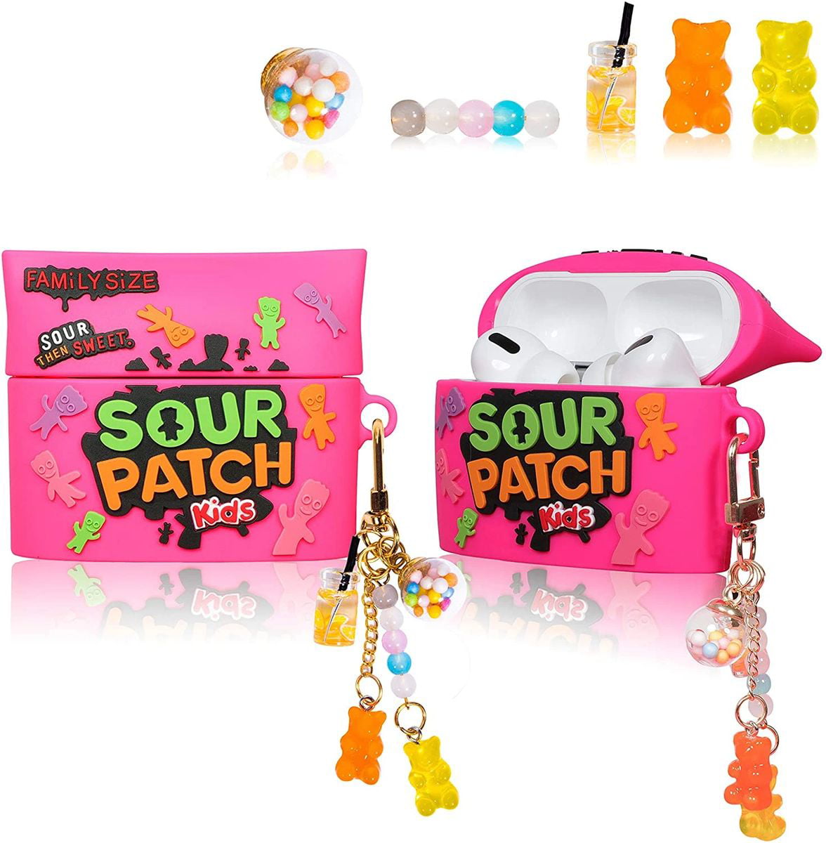 Sour Patch Kids AirPods PRO Designer Case with Toy Chain Cute Unique -  Walmart.com