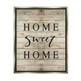 thumbnail image 3 of Stupell Industries Home Sweet Home Family Typography Luster Gray Framed Floating Canvas Wall Art, 16x20, by Border Bloom, 3 of 5