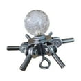 thumbnail image 5 of figatia Tent Pole Connector Campfire Frame Pole Connector Support Central Pole Substitution End Fittings Bracket for Canopy Household For 6 Poles, 5 of 8
