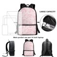thumbnail image 6 of Uourmeti Pink Splatter Pattern Backpack, Roomy Interior School Backpack 17 Inchs Durable Student Bookbag for Work Travel, 6 of 6