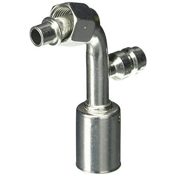 Four Seasons 14958 90° Female Standard O-Ring Air Conditioning Fitting with R134a Service Port