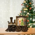 thumbnail image 2 of Christmas Train Tabletop Xmas Holiday Centerpiece Festive Desktop Ornament for Home Party Decorations, 2 of 6