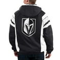 thumbnail image 2 of Men's Starter Black Vegas Golden Knights Home Team Half-Zip Hoodie Jacket, 2 of 2