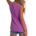 thumbnail image 6 of enyan Womens Loose Fit Casual Flowy Tank Tops Square Neck Trendy Sleeveless Summer Tops Clothes Spring Outfits 2026 Sleeveless Tops for Women,Purple,S, 6 of 7
