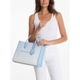 thumbnail image 3 of Michael Kors Mirella Medium Ombré Logo Tote Bag-Light Sky, 3 of 3