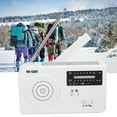 thumbnail image 1 of Universal Solar Energy Emergency with LED Light Multifunctional Hand Crank Radio, FM/AM Solar Radio, for Emergency White,Blue, 1 of 7