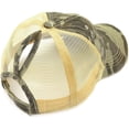 thumbnail image 3 of C.C Ponytail Messy Buns Trucker Ponycaps Plain Baseball Visor Cap Dad Hat (American Flag Camo Gray), 3 of 3