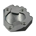 thumbnail image 1 of Extensión de placa de soporte para motocicleta, almohadilla para pie, fácil instalación, reemplazos sólidos Gris, 1 of 9