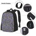 thumbnail image 3 of Balery Purple Butterflies Mochila Escolar 3 en 1 para Niños - Mochila Resistente con Lonchera Térmica y Estuche - Mochila Escolar para Niños y Niñas, 3 of 7