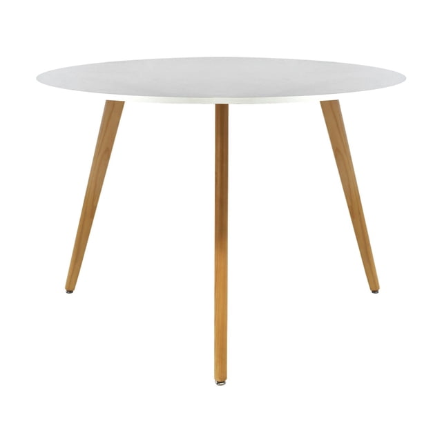Mundo In Mesa Blanca Comedor Redonda Frankfurt para Hogar y Oficina Mundo In Casa