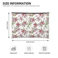 thumbnail image 2 of Sigee Lilies Flowers for Multipurpose Zipper Pouch Paper Reusable Cosmetic bag for Purse Water Resistant Gift, 2 of 8
