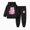 T065-Black, variant on Zuwimk Toddler Boy Girls Clothes Face Graphic Print Sweatshirt Hoodie For Toddler Boy Sweatpants Fall Outfit 2Pcs Sweatsuit(T065-Light Pink)