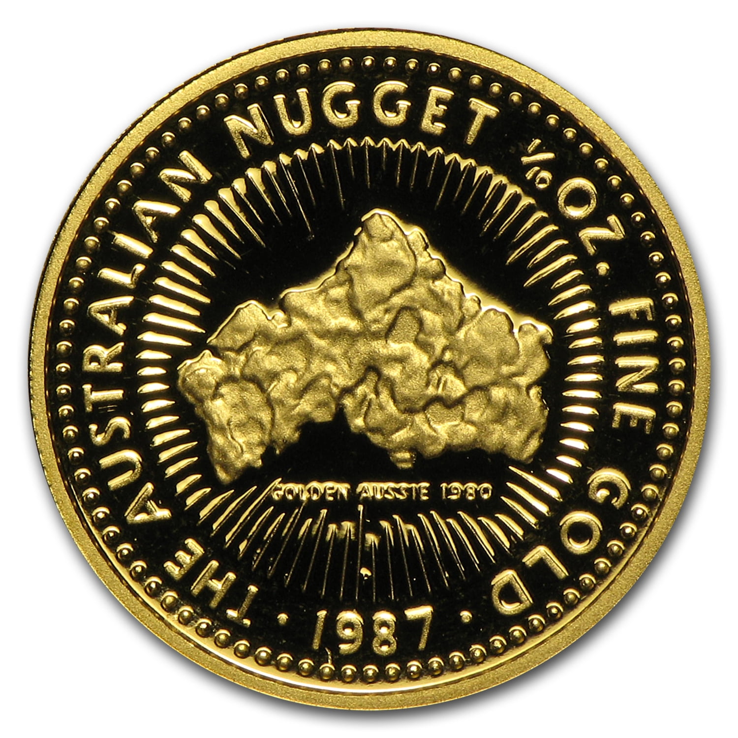 1990 Singapore 1/10 oz Proof Gold 10 Singold Year of the