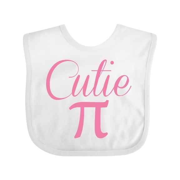 Inktastic Cutie Pie Pink Boys or Girls Baby Bib