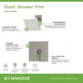 thumbnail image 2 of Symmons 369115Trm Duro Hydromersion Shower Only Trim Package - Bronze, 2 of 7