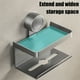 thumbnail image 4 of Portarrollos de papel higiénico con ventosa para baño, montaje en pared sin taladrar, diseño compacto para dispensar un solo rollo con construcción de aleación y fácil limpieza., 4 of 6