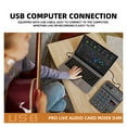thumbnail image 5 of D4M DJ Console Mixer 4 Channel Phantom Power USB DJ 5V Custom Power Console For PC Singing Musical Instrumen ,Easy to Operate, 5 of 6