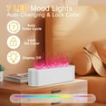 thumbnail image 3 of BOZLUN Colorful Flame Air Aroma Diffuser Humidifier, 7 Colors Changing Oil Diffuser, Noiseless Aroma Essential Oils Aromatherapy Diffusers for Large Room, Bedroom, Office, 3 of 10