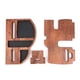 thumbnail image 4 of Organizador de madera de construcción resistente, soporte de madera, oficina para el hogar del novio para hombre,Soporte de madera para teléfono móvil Organizador de madera Estante de almacenamiento d Higoodz Cocina, Decoración y Otros, 4 of 8