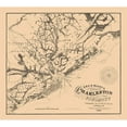 thumbnail image 3 of Blunt 13x12 Black Modern Framed Museum Art Print Titled - Charleston South Carolina - Blunt 1862, 3 of 5