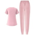thumbnail image 6 of Minjewel Women's Short Sleeve Scrubs for Women Set with Pockets, Professional & Breathable Scrub Set for Nurses & Caregivers,Pink M, 6 of 6