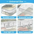 thumbnail image 4 of Wobogo Entomologist Clear Pencil Case Plastic Pencilboxes Stackable Design Study Materials for Classroom Office, 4 of 7
