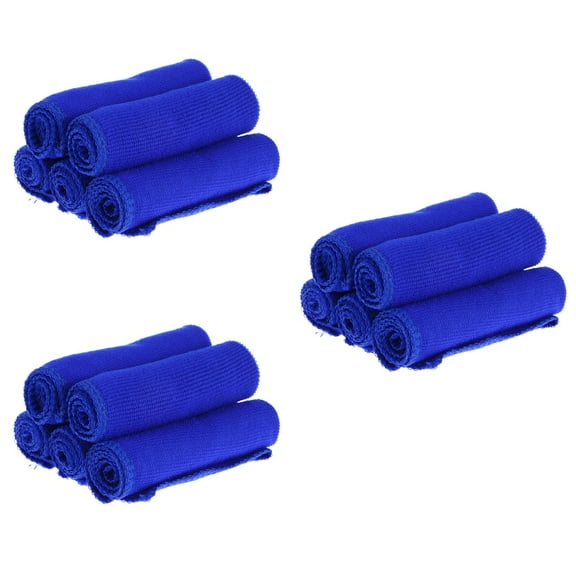 3 Pack Towel Micro Fiber Towels Microfiber Cleaning Cloth Blue