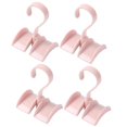 thumbnail image 1 of Closet Handbag Organizer 360 Degree Rotating Belt Scarf Tie Rack Holder Multi-function Hook(pink,4pcs), 1 of 4