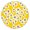 Pioneer Flower Floral-2, variant on Pioneer Flower Floral Print Pattern Round Fitted Tablecloth with Elastic Edge,Dining Table Cover Waterproof,Outdoor Round Tablecloth for Camping,Dining,Indoor and Outdoor