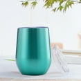 thumbnail image 1 of RXIRUCGD Tasse de Voyage Isolée avec Couvercle Étanche en Acier Inoxydable pour Café Chaud Froid Thé Glacé Réutilisable, 360ml, Vert, 1 of 7
